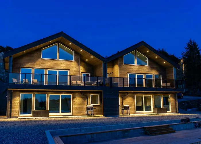 Modern Fishing With Sea View At Kalvaneset 펜션 *